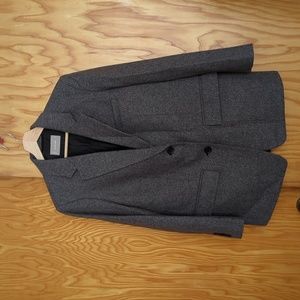 Everlane Women's Oversized Blazer Grey Herringbone